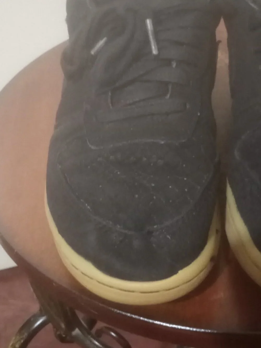 Big Nike Lux Low Black Snakeskin Gum Men's Size 8 Rare Edition